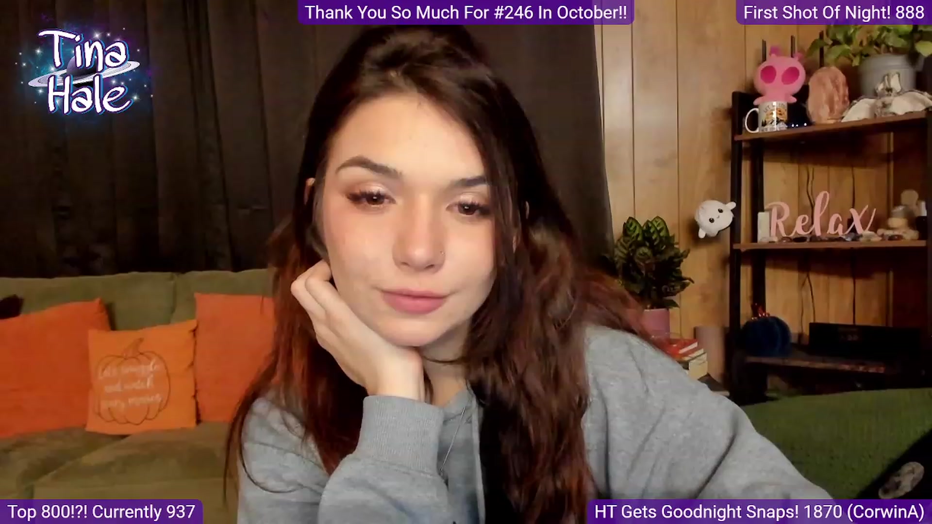 Gallery image thumbnail from TinaHale's myfreecams stream on, 12/01/2023, 07:06 image 12 of 20