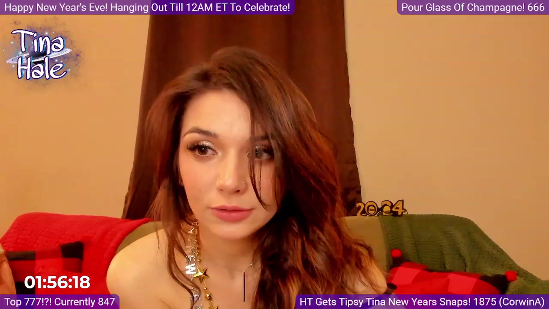 Gallery image thumbnail from TinaHale's myfreecams stream on, 01/01/2024, 03:53 image 10 of 20