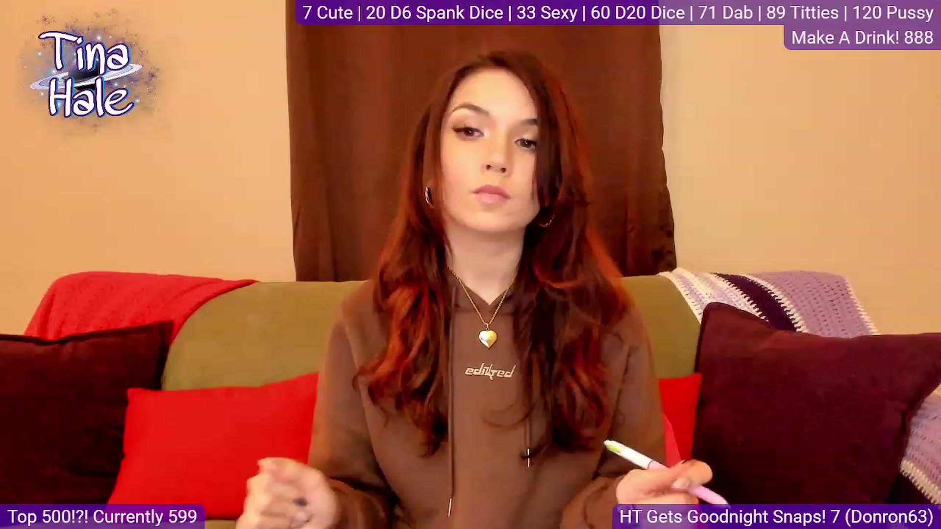 Gallery image thumbnail from TinaHale's myfreecams stream on, 01/20/2024, 08:07 image 2 of 20