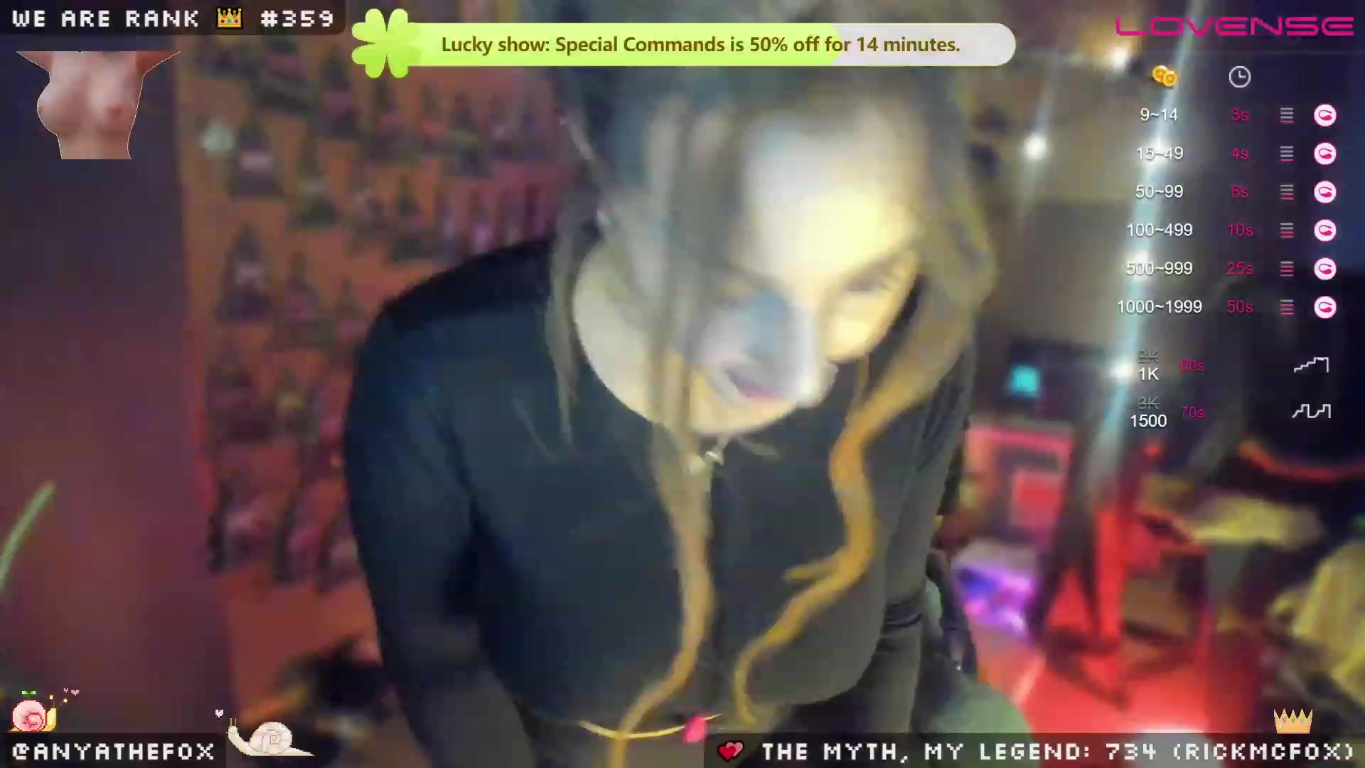 Gallery image thumbnail from Titcoin's myfreecams stream on, 01/07/2023, 10:21 image 9 of 20