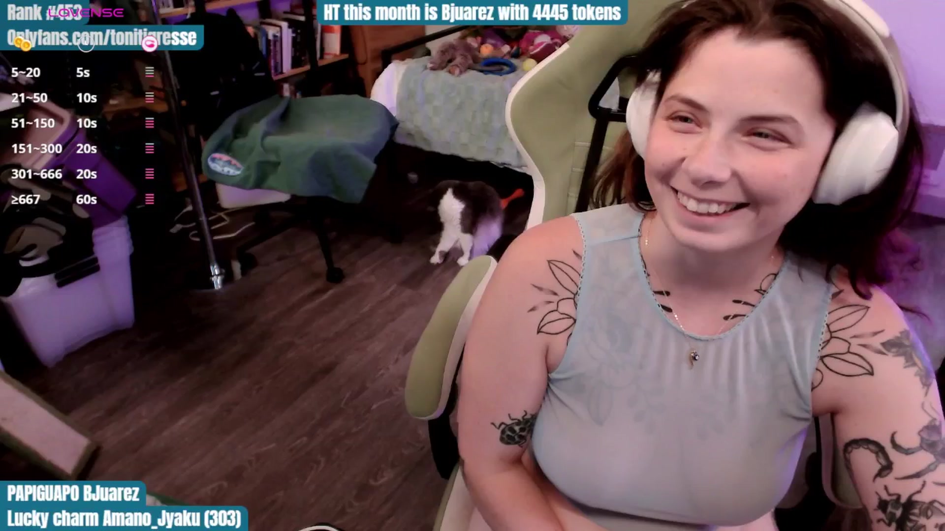 Gallery image thumbnail from ToniTigresse's myfreecams stream on, 08/29/2025, 02:14 image 5 of 20