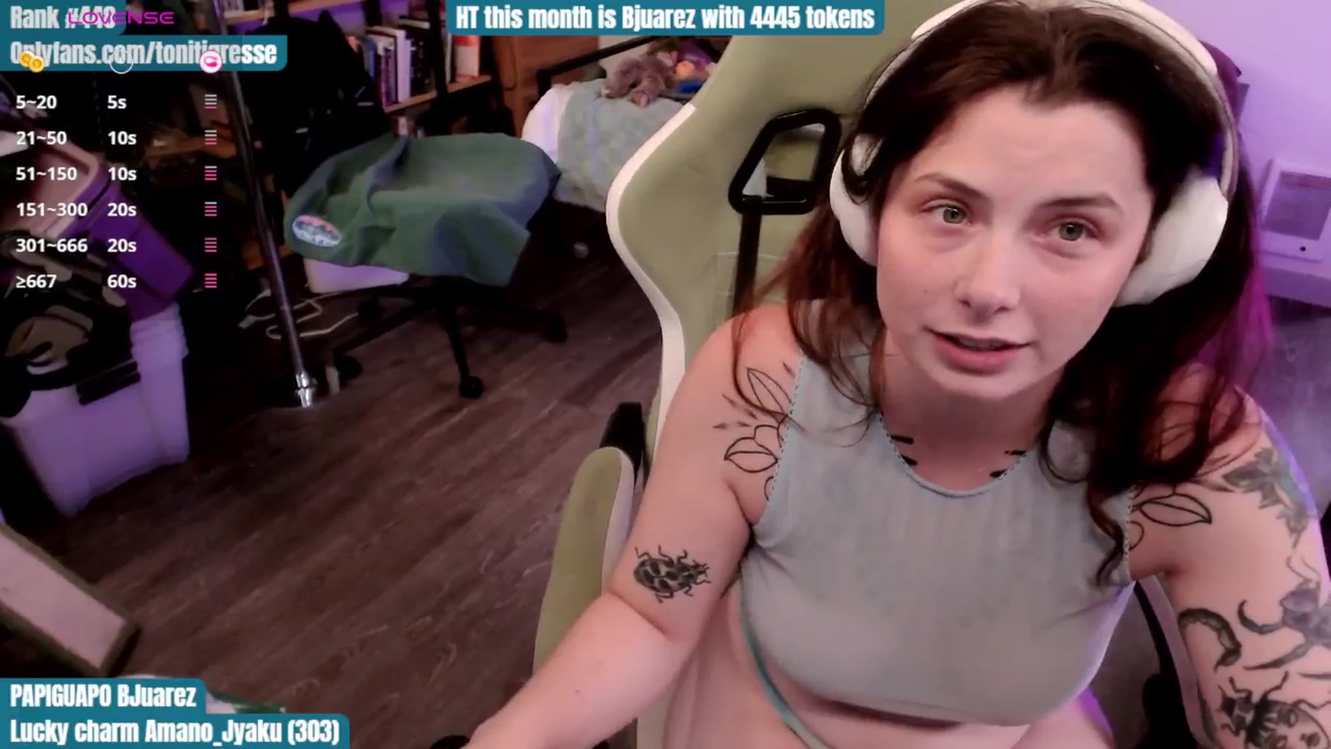 Gallery image thumbnail from ToniTigresse's myfreecams stream on, 08/29/2025, 02:14 image 16 of 20