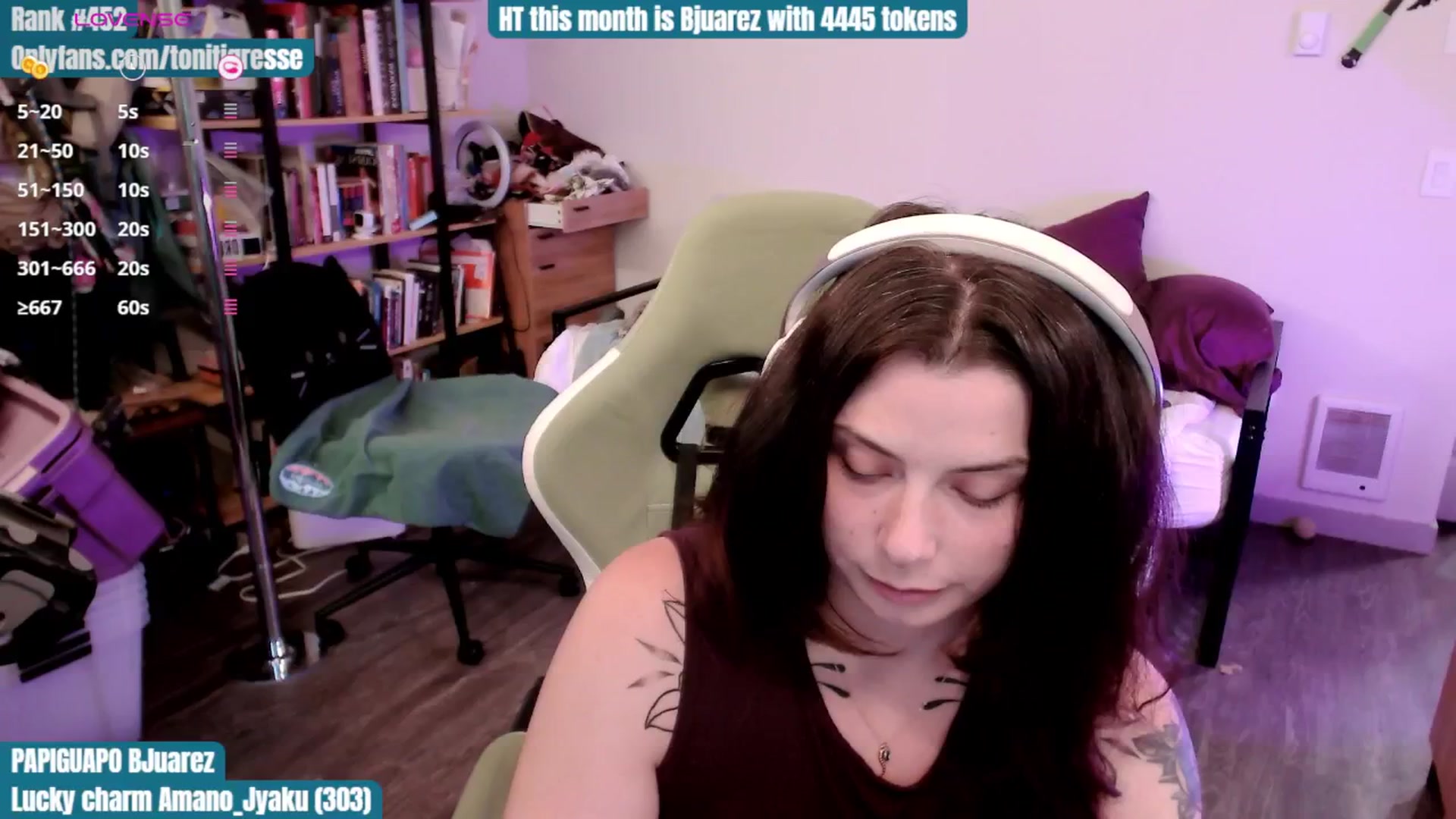 Gallery image thumbnail from ToniTigresse's myfreecams stream on, 08/29/2025, 02:14 image 1 of 20