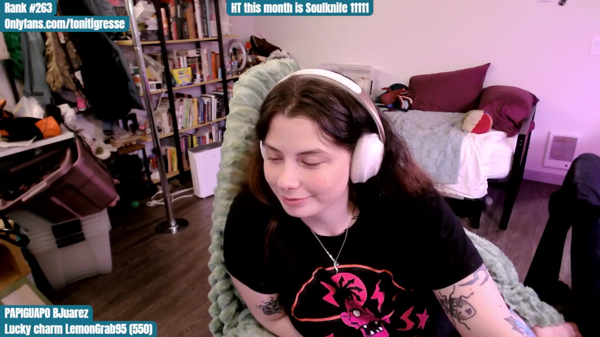 Gallery image thumbnail from ToniTigresse's myfreecams stream on, 09/04/2025, 02:10 image 2 of 20