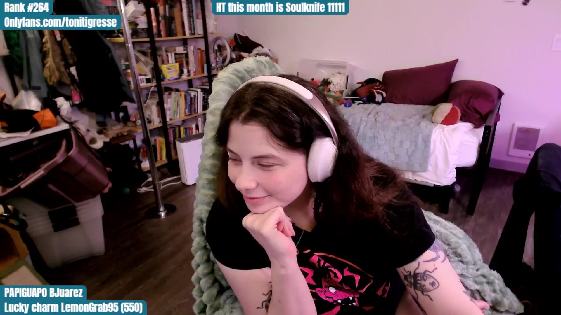 Gallery image thumbnail from ToniTigresse's myfreecams stream on, 09/04/2025, 02:10 image 4 of 20