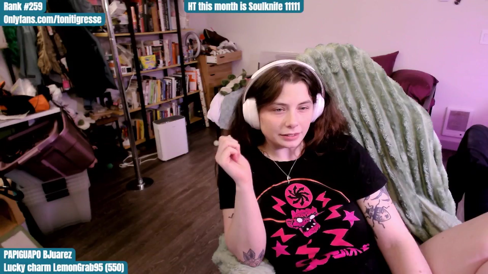 Gallery image thumbnail from ToniTigresse's myfreecams stream on, 09/04/2025, 02:10 image 12 of 20