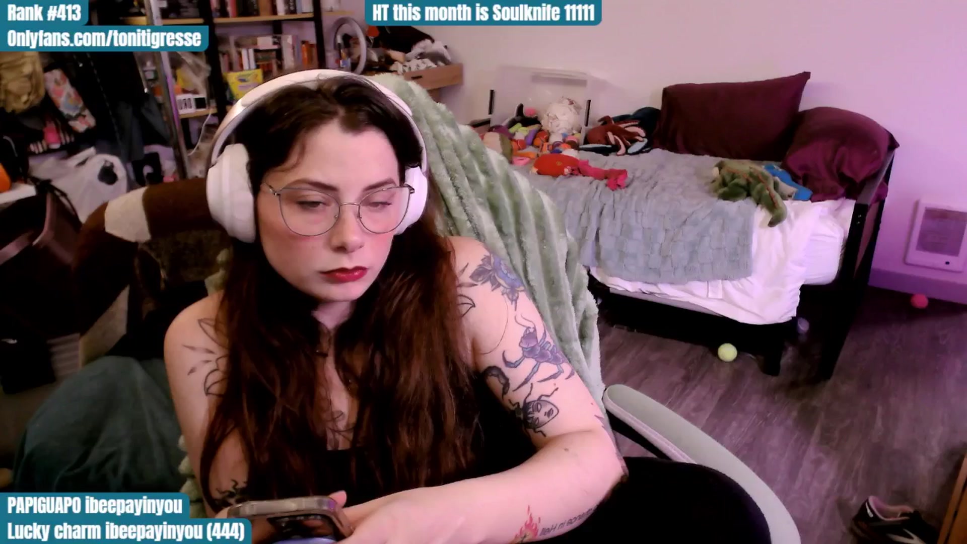 Gallery image thumbnail from ToniTigresse's myfreecams stream on, 09/07/2025, 01:49 image 1 of 20