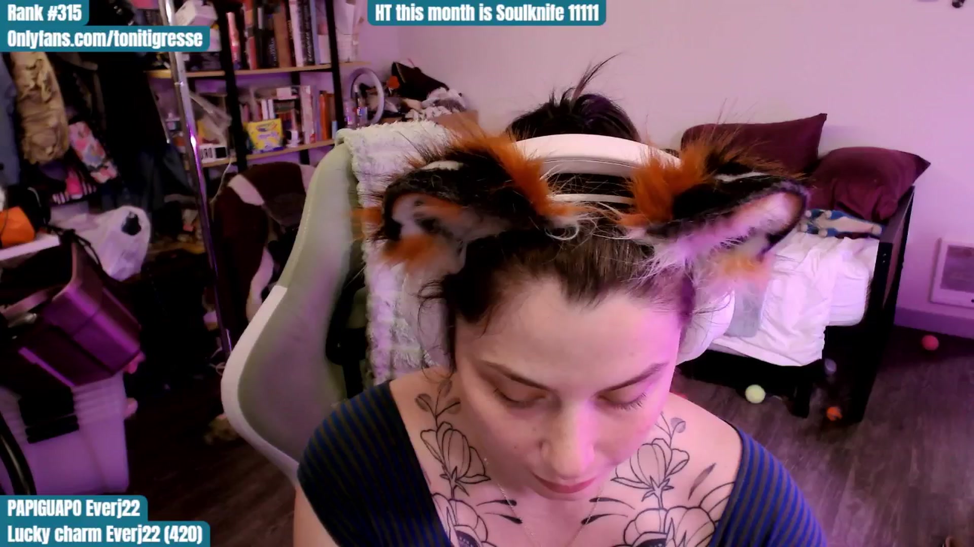 Gallery image thumbnail from ToniTigresse's myfreecams stream on, 09/08/2025, 24:00 image 9 of 20