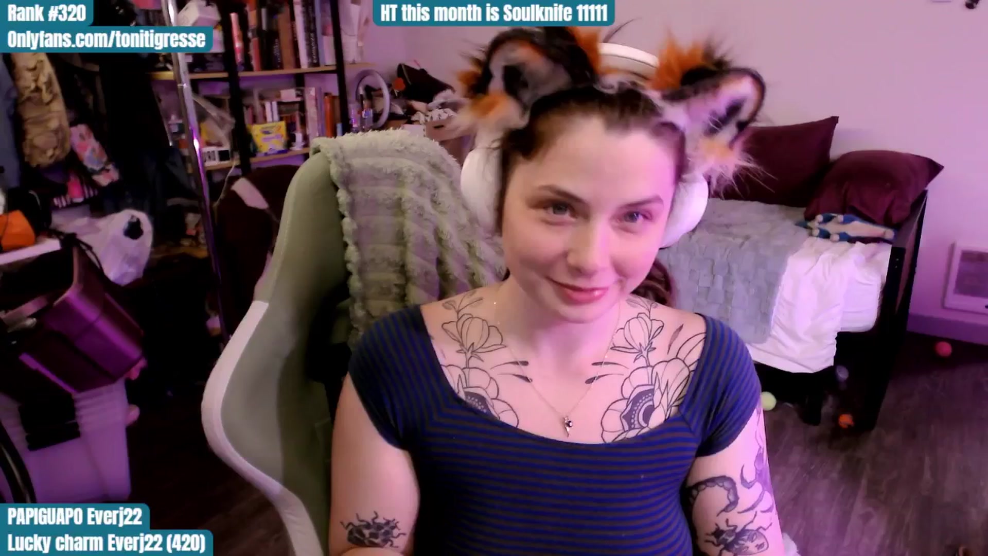Gallery image thumbnail from ToniTigresse's myfreecams stream on, 09/08/2025, 24:00 image 4 of 20