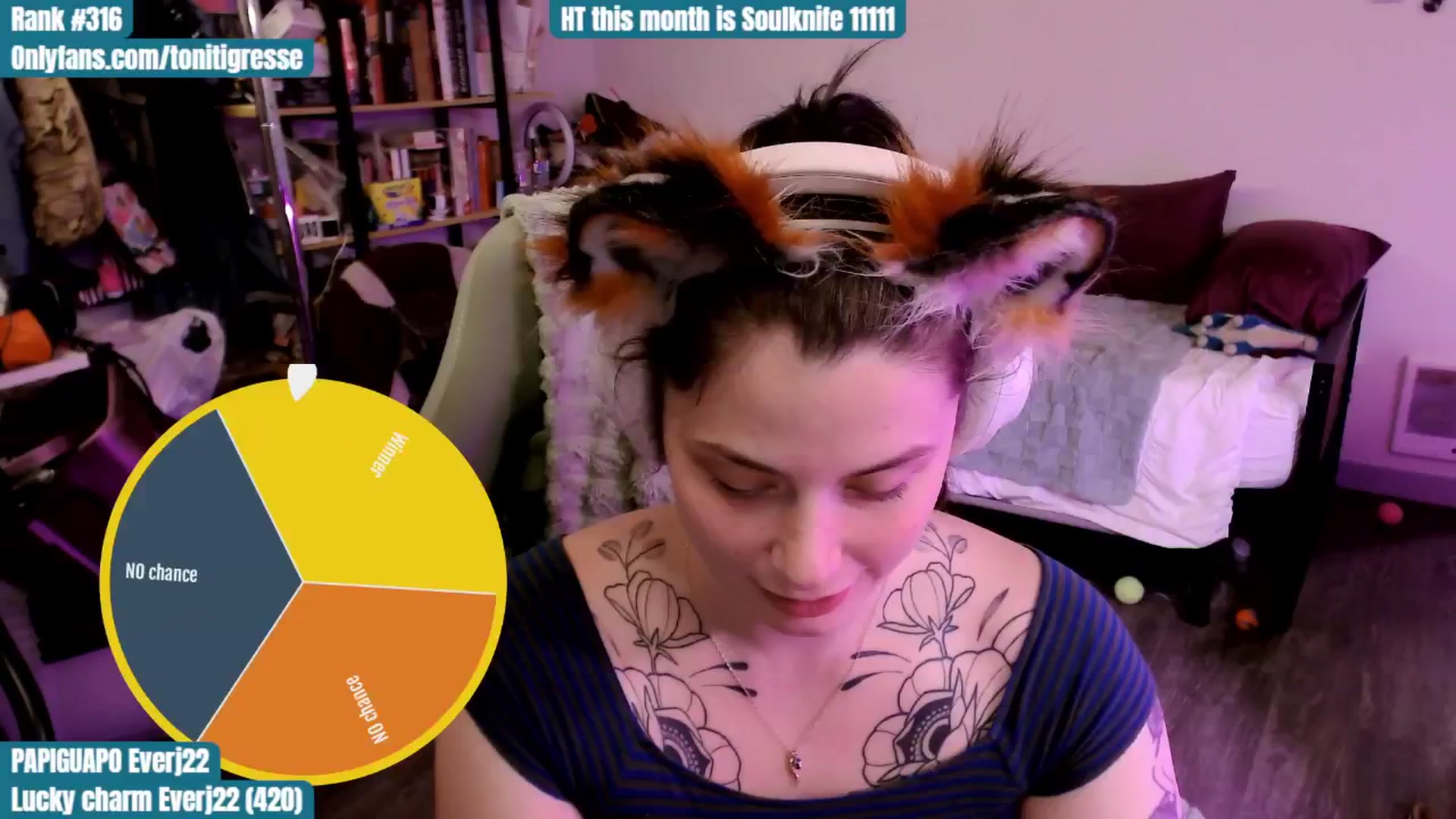 Gallery image thumbnail from ToniTigresse's myfreecams stream on, 09/08/2025, 24:00 image 11 of 20