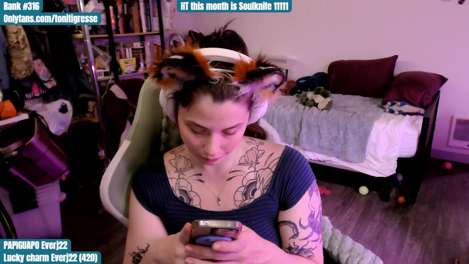 Gallery image thumbnail from ToniTigresse's myfreecams stream on, 09/08/2025, 24:00 image 10 of 20