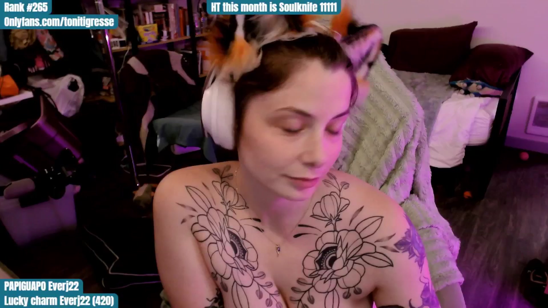Gallery image thumbnail from ToniTigresse's myfreecams stream on, 09/08/2025, 01:07 image 19 of 20