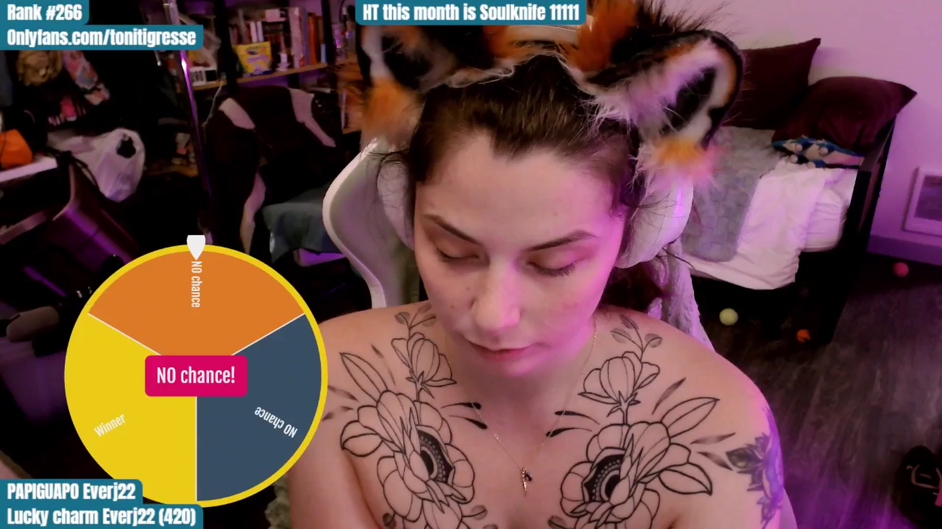 Gallery image thumbnail from ToniTigresse's myfreecams stream on, 09/08/2025, 01:07 image 8 of 20