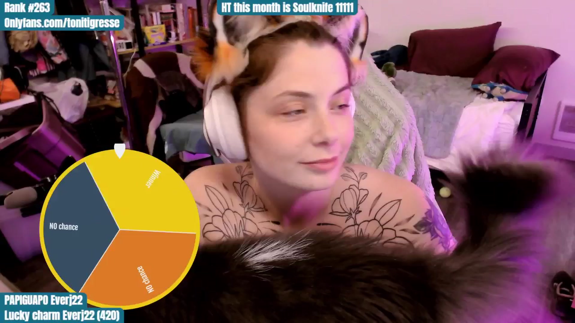 Gallery image thumbnail from ToniTigresse's myfreecams stream on, 09/08/2025, 01:07 image 12 of 20