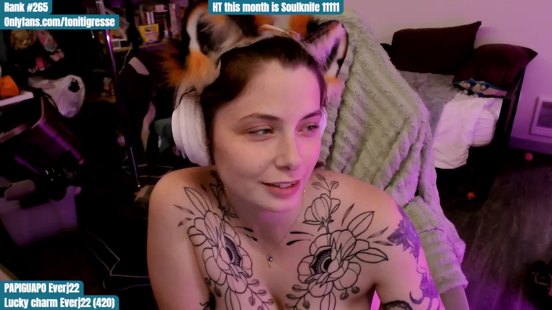 Gallery image thumbnail from ToniTigresse's myfreecams stream on, 09/08/2025, 01:07 image 20 of 20