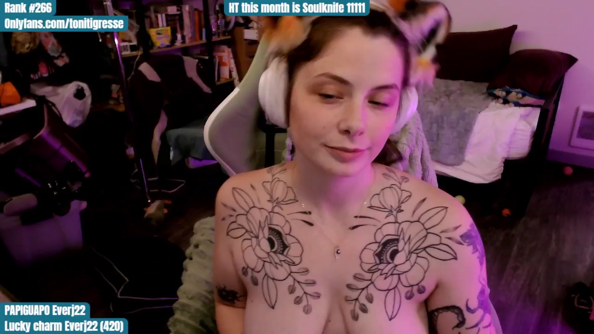 Gallery image thumbnail from ToniTigresse's myfreecams stream on, 09/08/2025, 01:07 image 9 of 20