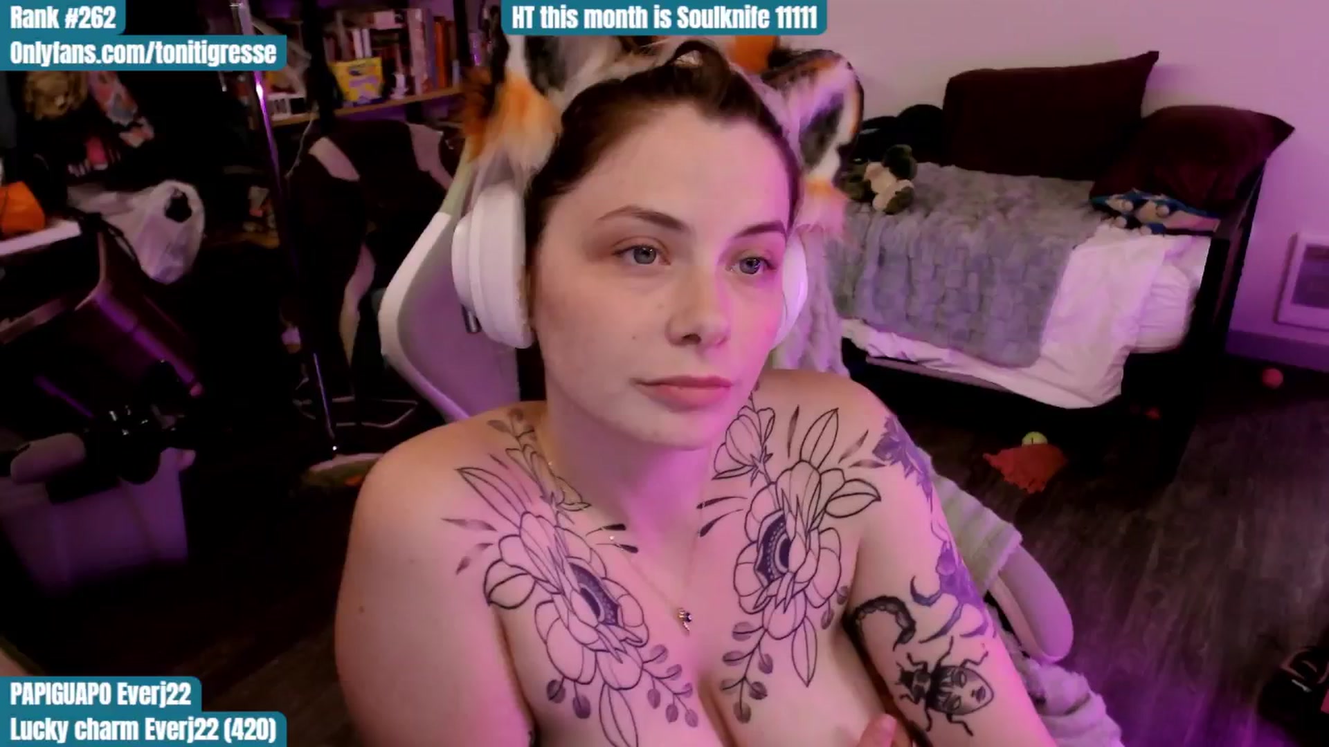 Gallery image thumbnail from ToniTigresse's myfreecams stream on, 09/08/2025, 03:15 image 6 of 20