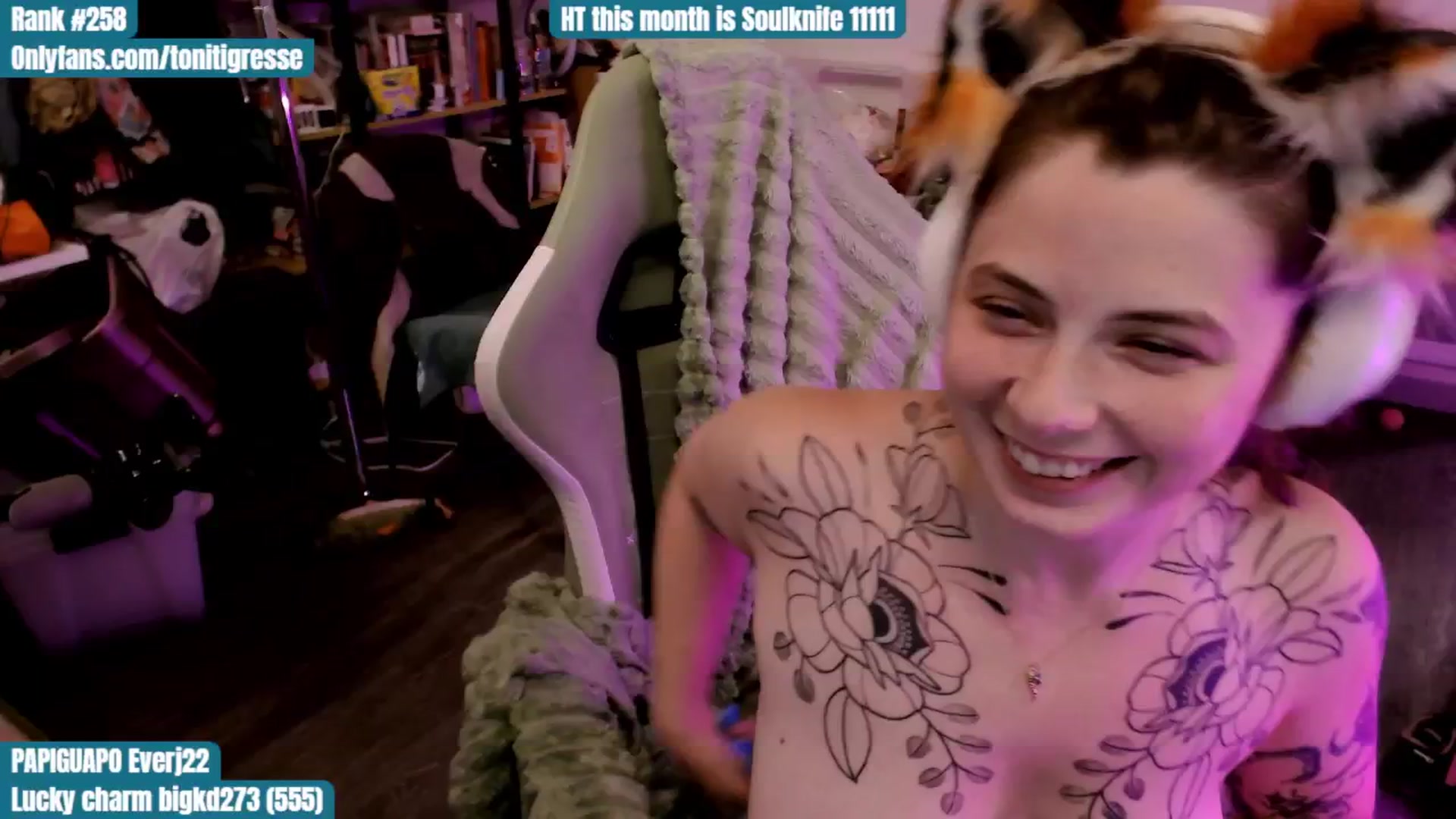 Gallery image thumbnail from ToniTigresse's myfreecams stream on, 09/08/2025, 03:15 image 7 of 20