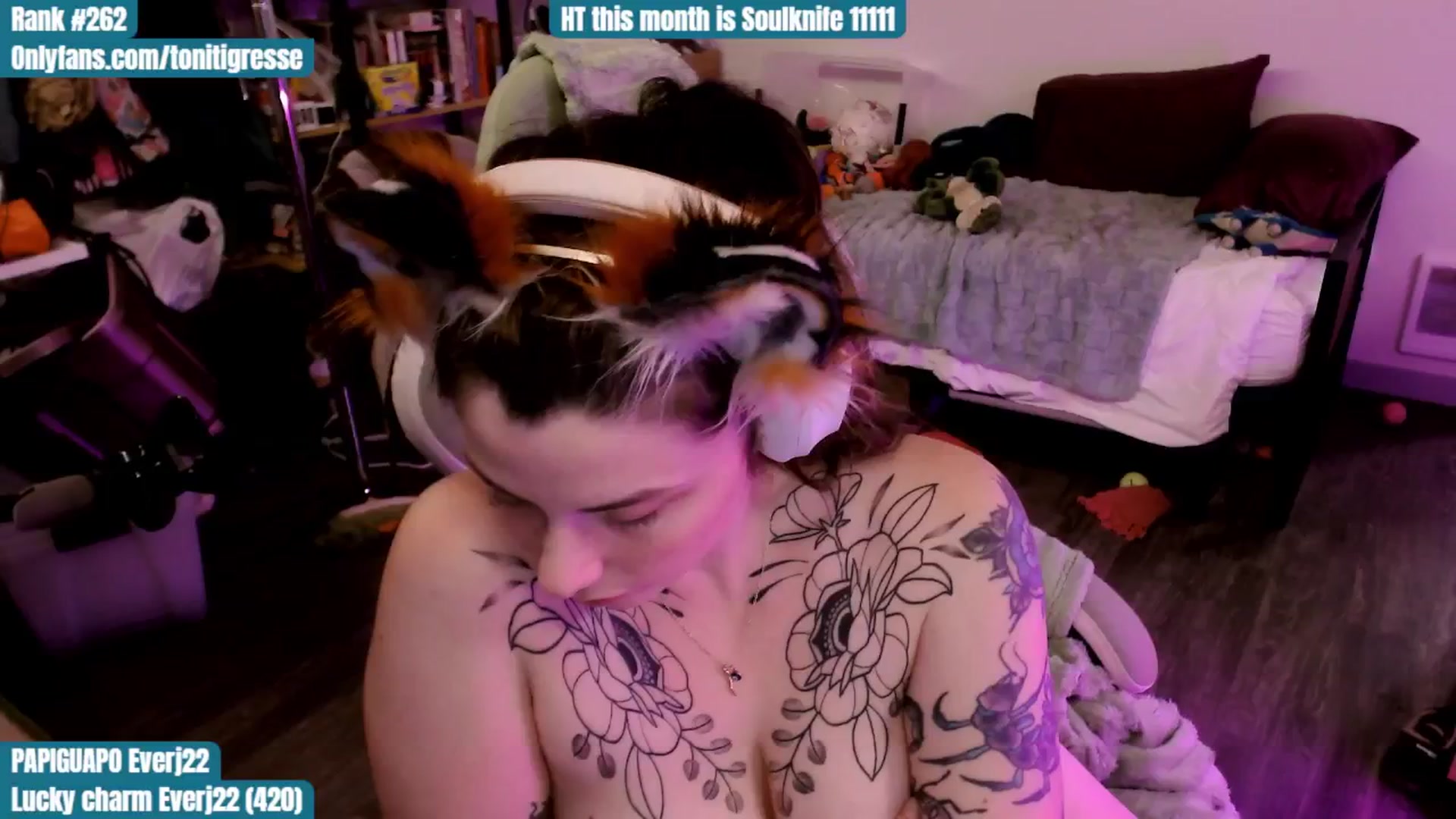 Gallery image thumbnail from ToniTigresse's myfreecams stream on, 09/08/2025, 03:15 image 5 of 20
