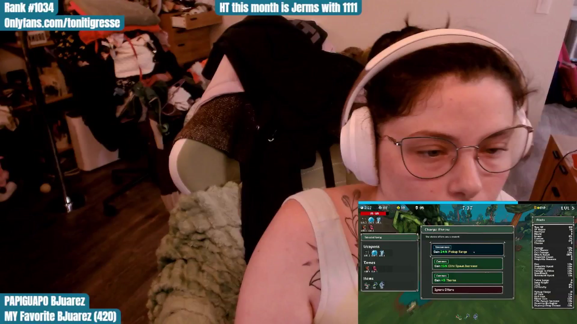 Gallery image thumbnail from ToniTigresse's myfreecams stream on, 10/10/2025, 01:01 image 2 of 20