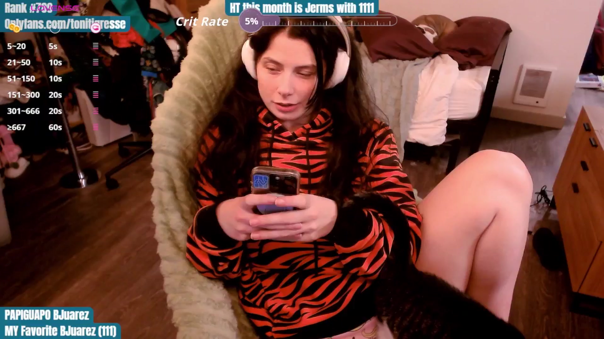 Gallery image thumbnail from ToniTigresse's myfreecams stream on, 10/14/2025, 24:58 image 15 of 20