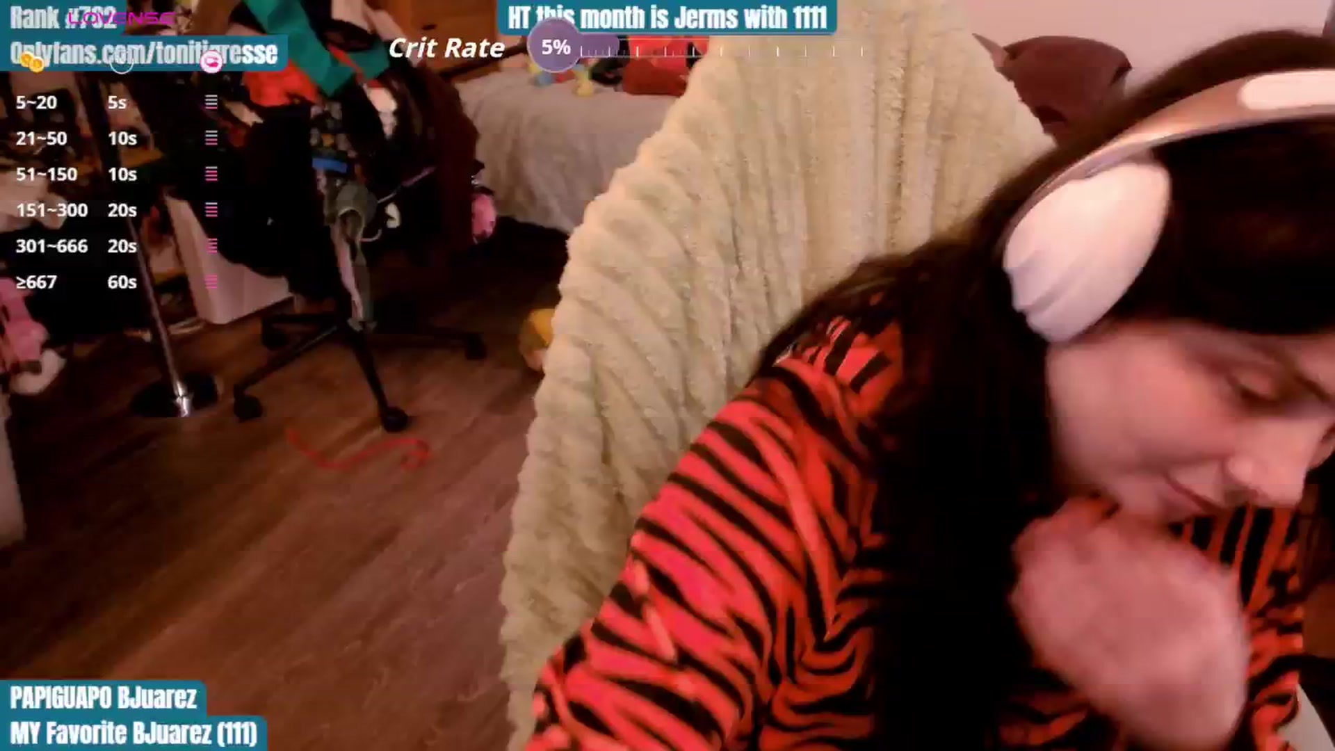 Gallery image thumbnail from ToniTigresse's myfreecams stream on, 10/14/2025, 24:58 image 20 of 20