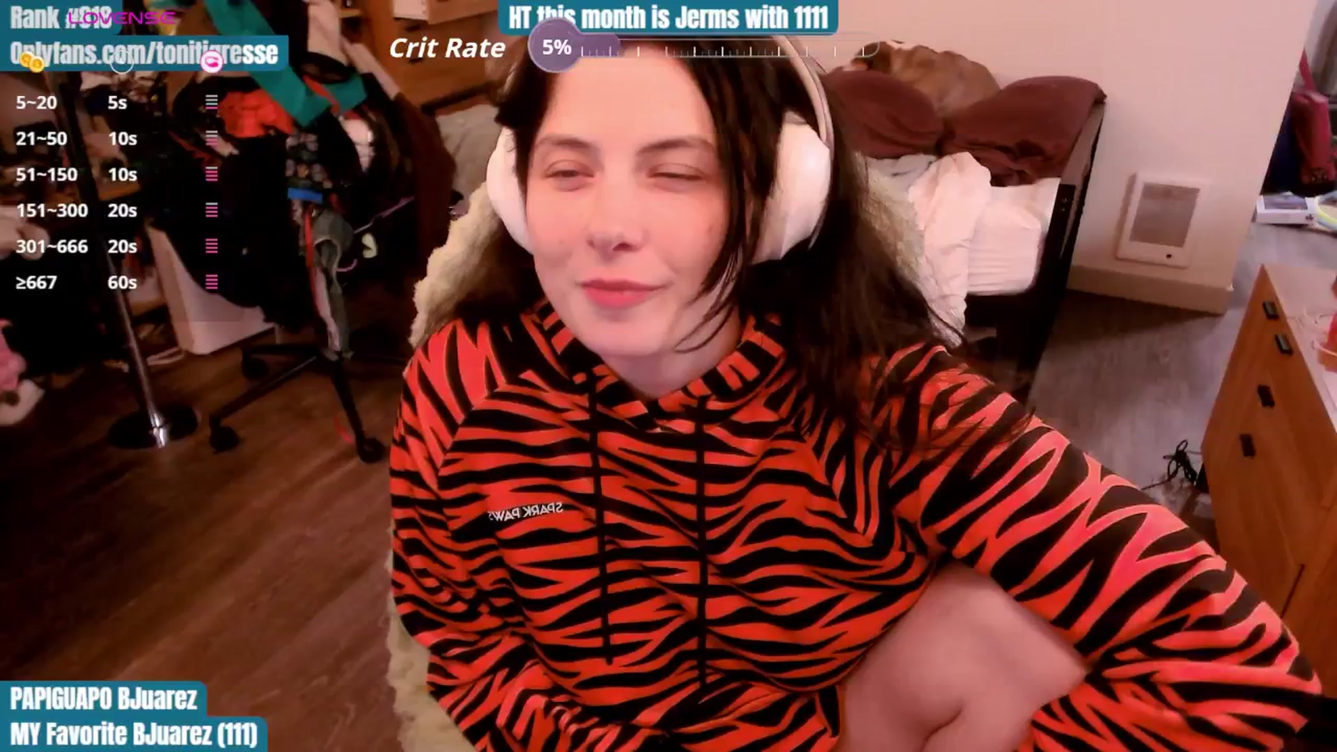 Gallery image thumbnail from ToniTigresse's myfreecams stream on, 10/14/2025, 24:58 image 2 of 20