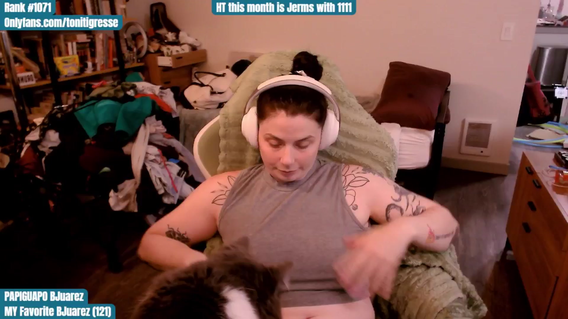 Gallery image thumbnail from ToniTigresse's myfreecams stream on, 10/19/2025, 03:07 image 9 of 20
