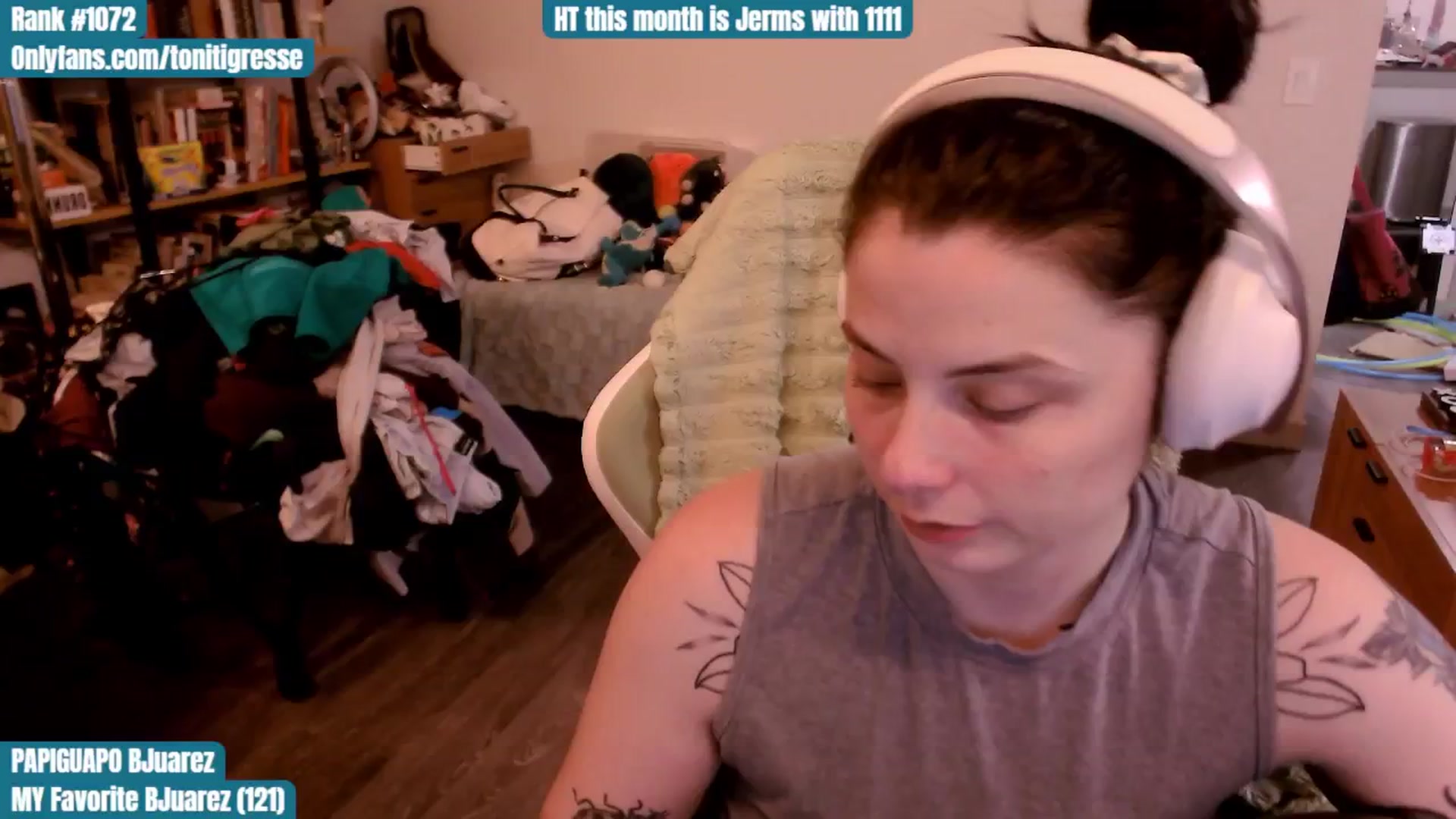Gallery image thumbnail from ToniTigresse's myfreecams stream on, 10/19/2025, 03:07 image 6 of 20