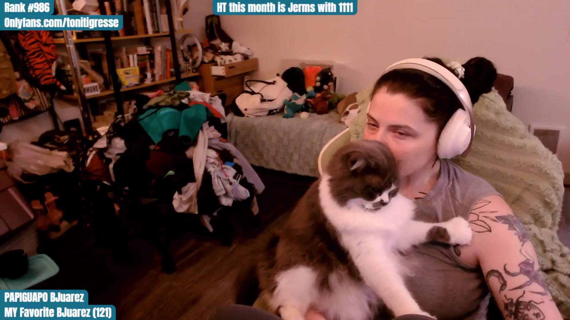 Gallery image thumbnail from ToniTigresse's myfreecams stream on, 10/19/2025, 03:07 image 16 of 20