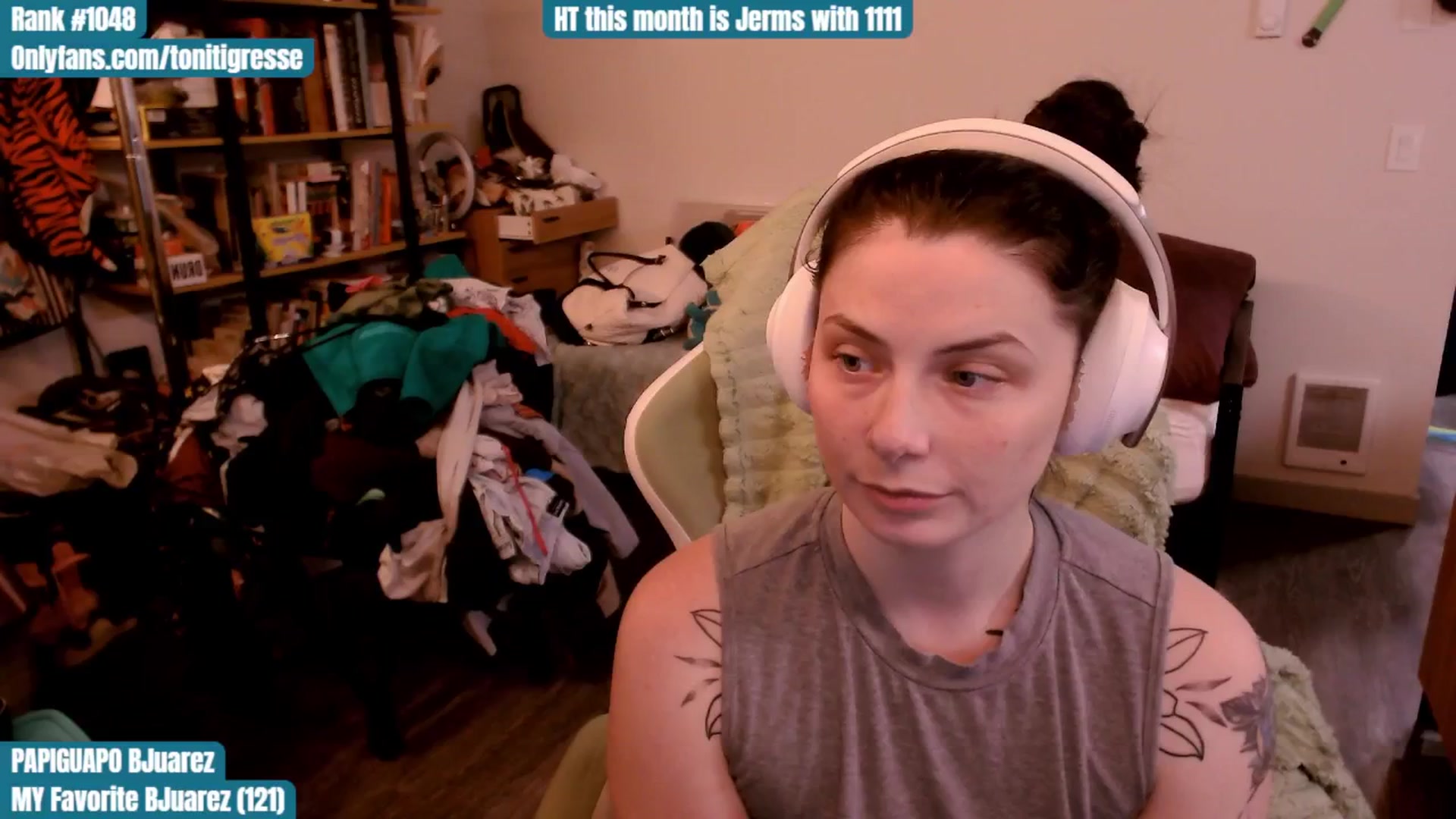 Gallery image thumbnail from ToniTigresse's myfreecams stream on, 10/19/2025, 03:07 image 11 of 20