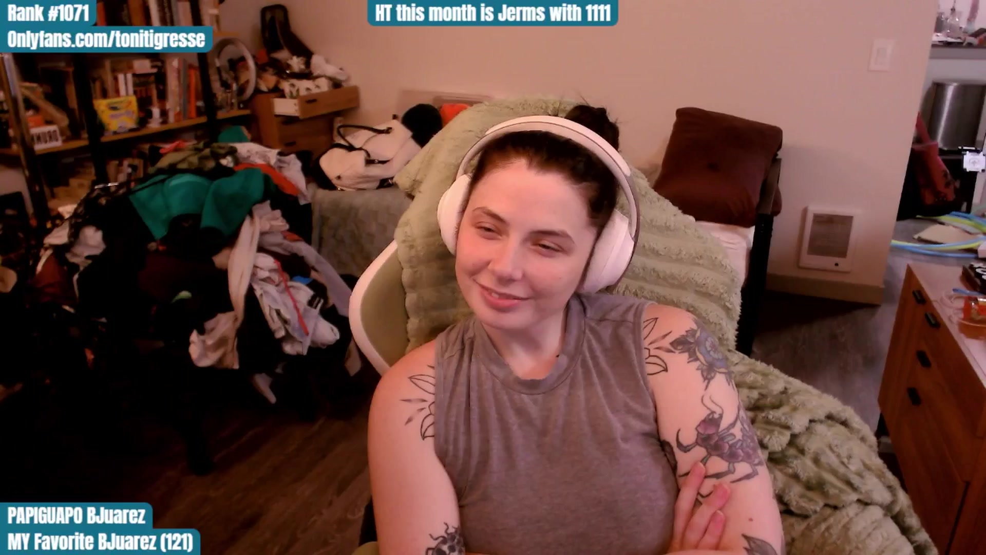 Gallery image thumbnail from ToniTigresse's myfreecams stream on, 10/19/2025, 03:07 image 8 of 20