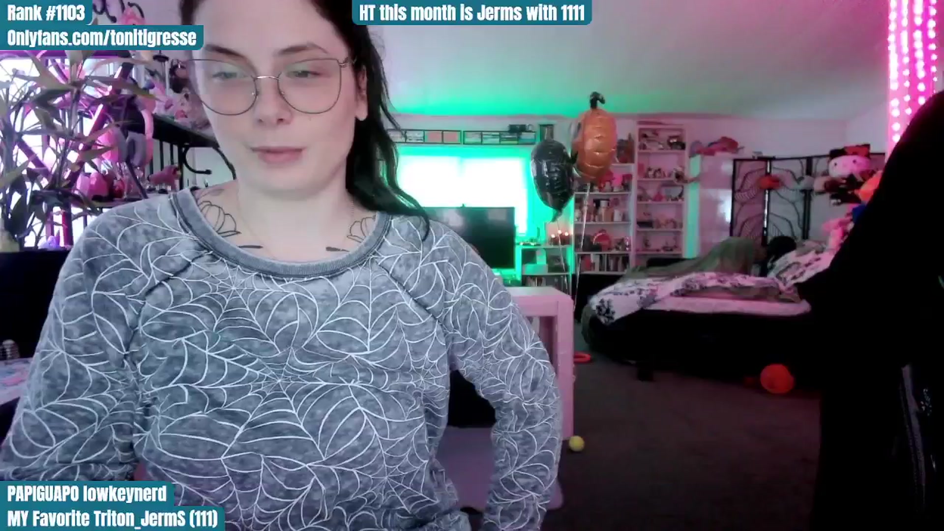 Gallery image thumbnail from ToniTigresse's myfreecams stream on, 10/22/2025, 02:12 image 10 of 20
