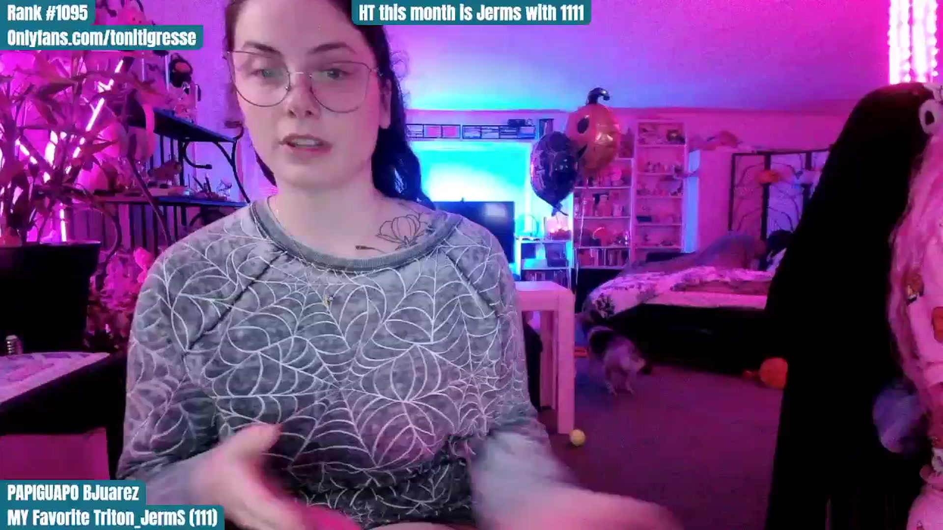 Gallery image thumbnail from ToniTigresse's myfreecams stream on, 10/22/2025, 02:12 image 19 of 20