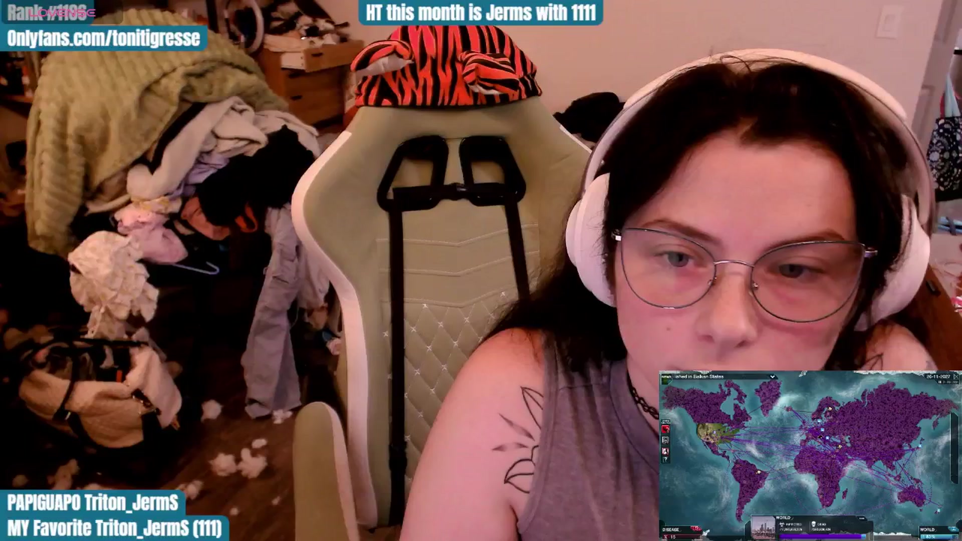 Gallery image thumbnail from ToniTigresse's myfreecams stream on, 10/24/2025, 01:55 image 7 of 20