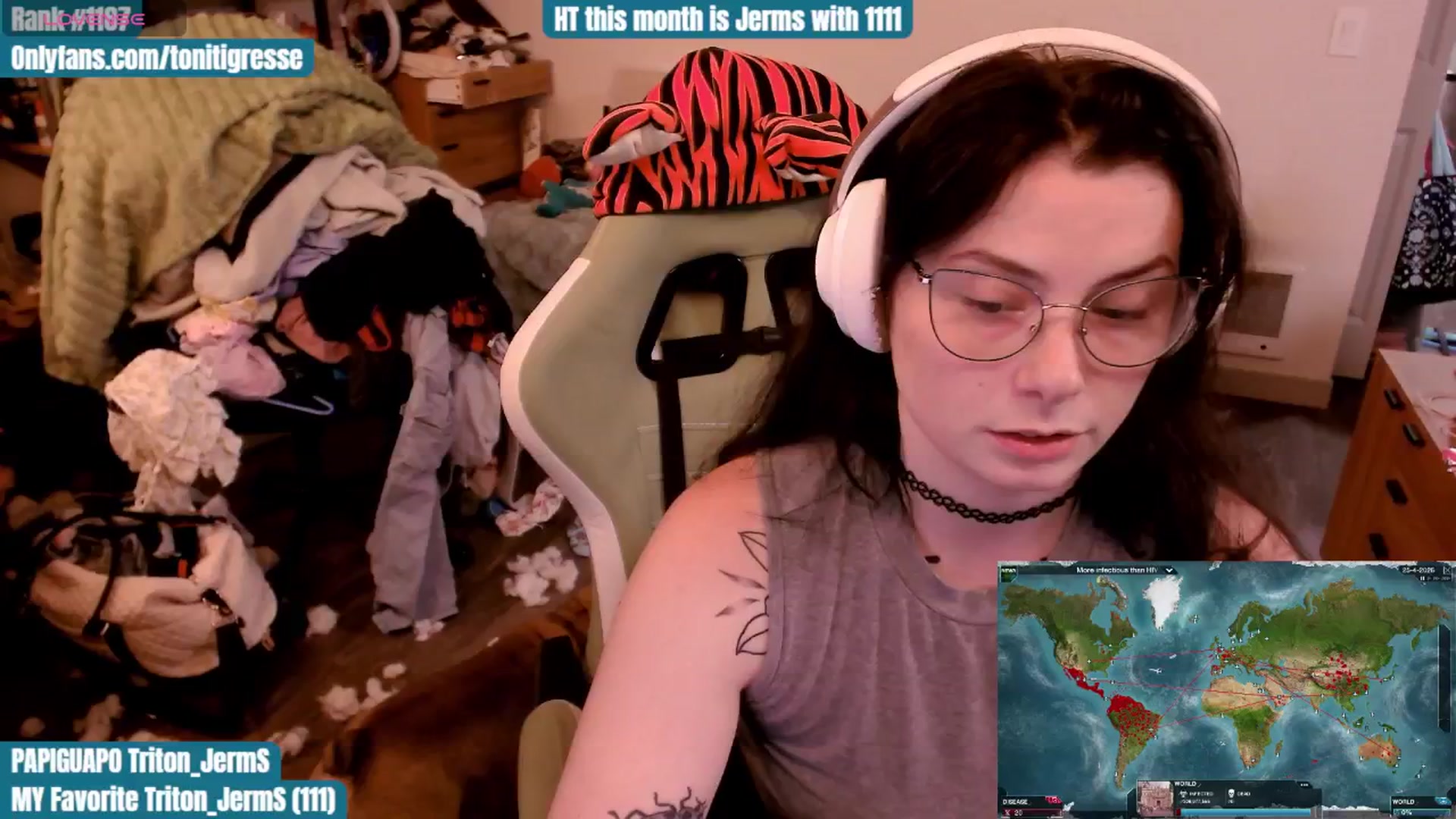 Gallery image thumbnail from ToniTigresse's myfreecams stream on, 10/24/2025, 01:55 image 14 of 20