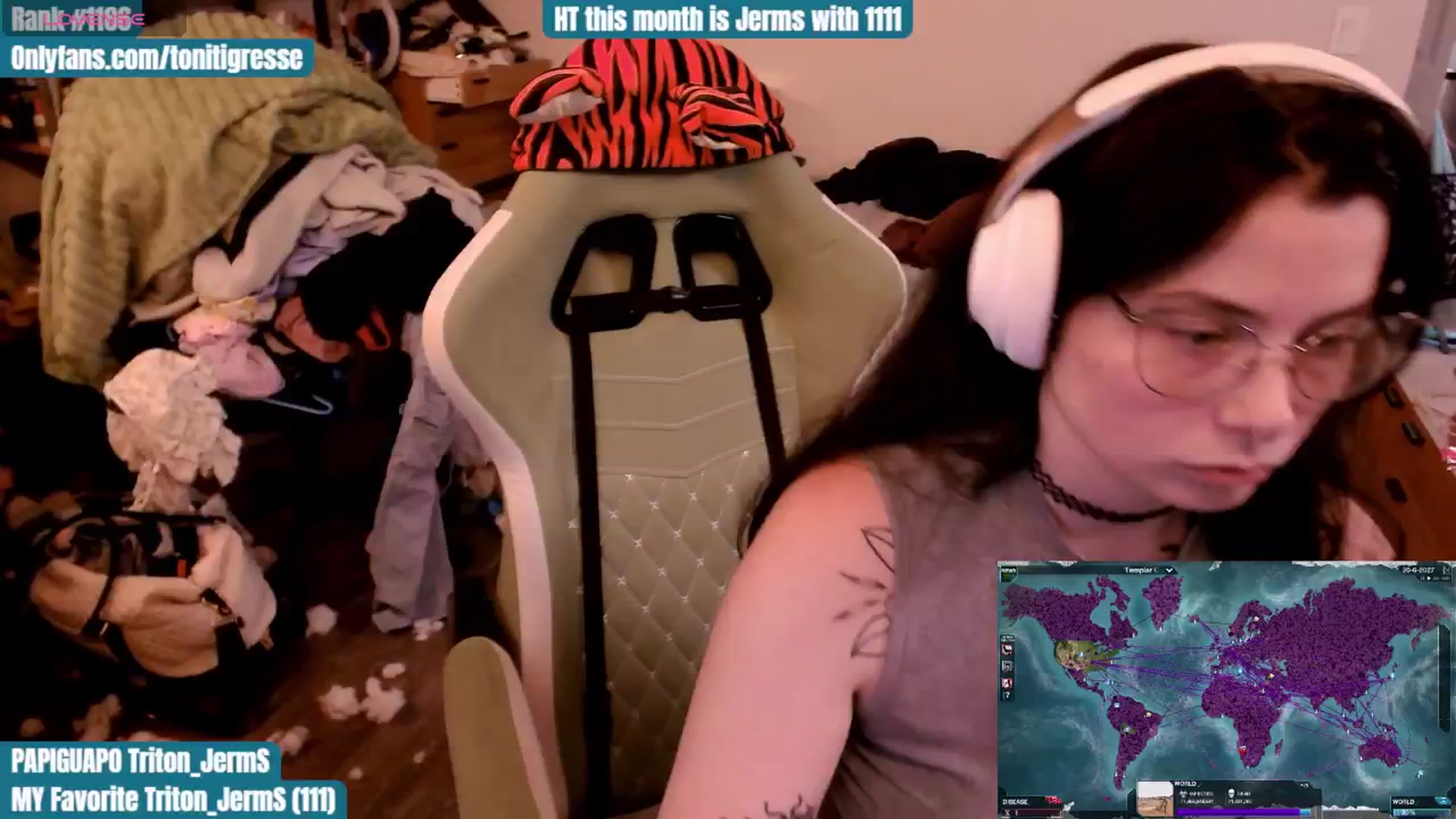 Gallery image thumbnail from ToniTigresse's myfreecams stream on, 10/24/2025, 01:55 image 6 of 20