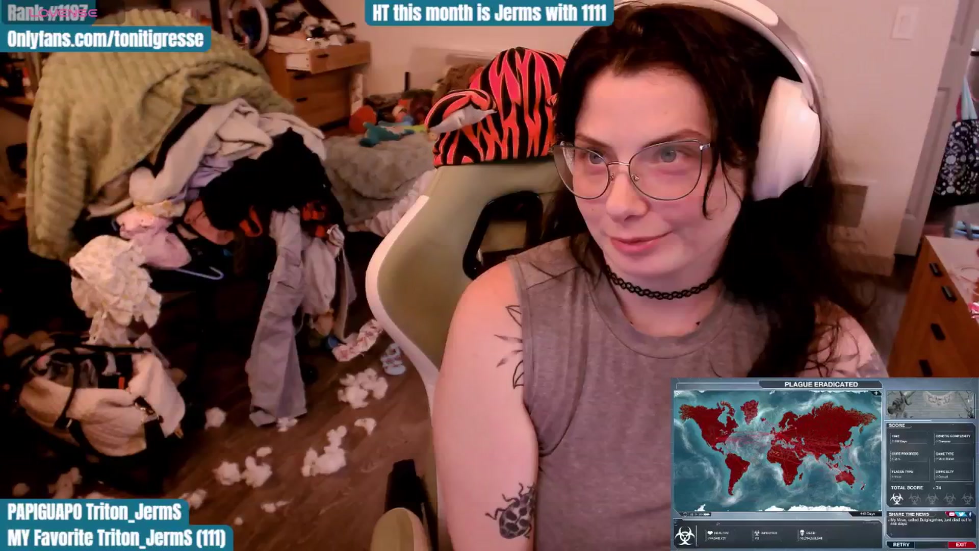Gallery image thumbnail from ToniTigresse's myfreecams stream on, 10/24/2025, 01:55 image 12 of 20