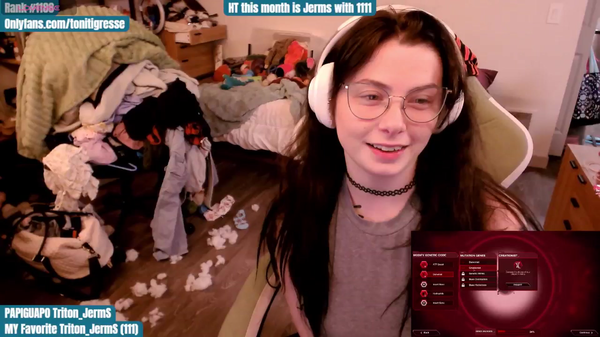 Gallery image thumbnail from ToniTigresse's myfreecams stream on, 10/24/2025, 01:55 image 17 of 20