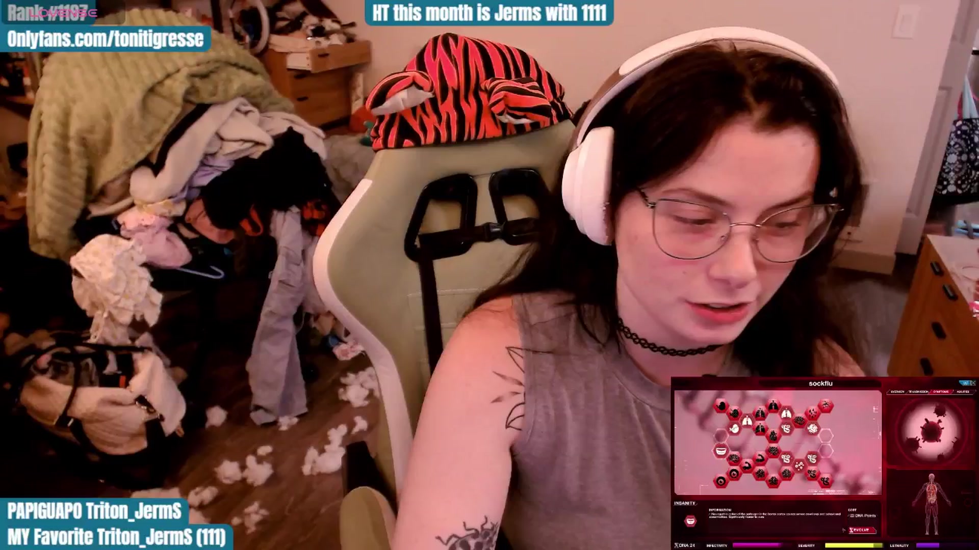 Gallery image thumbnail from ToniTigresse's myfreecams stream on, 10/24/2025, 01:55 image 16 of 20