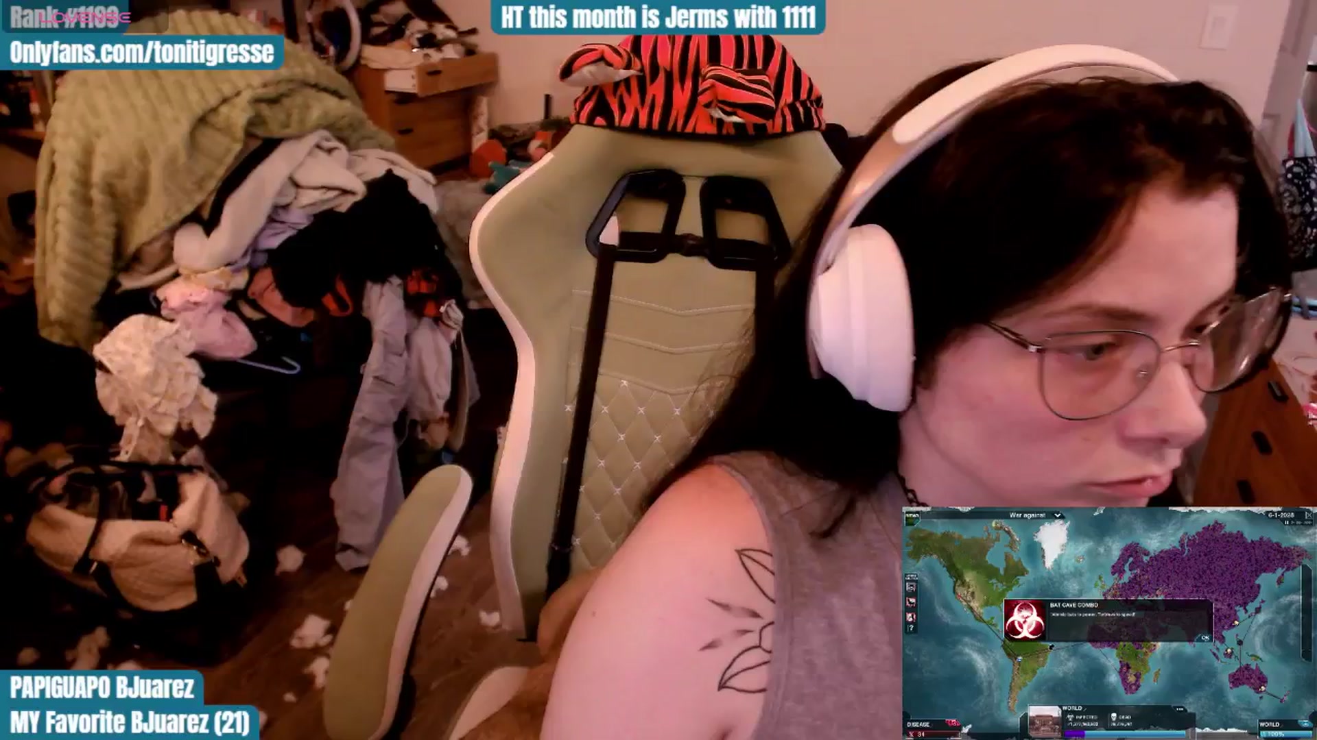 Gallery image thumbnail from ToniTigresse's myfreecams stream on, 10/24/2025, 01:55 image 1 of 20