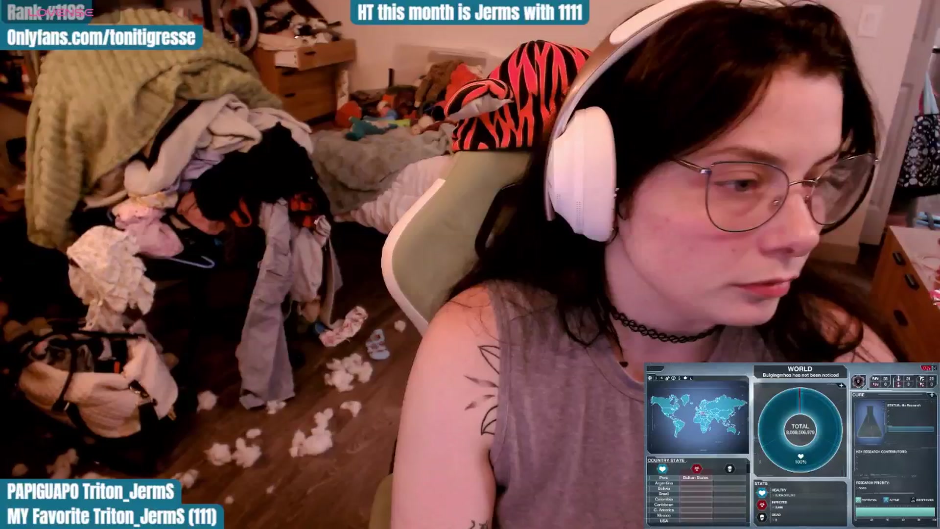Gallery image thumbnail from ToniTigresse's myfreecams stream on, 10/24/2025, 01:55 image 9 of 20