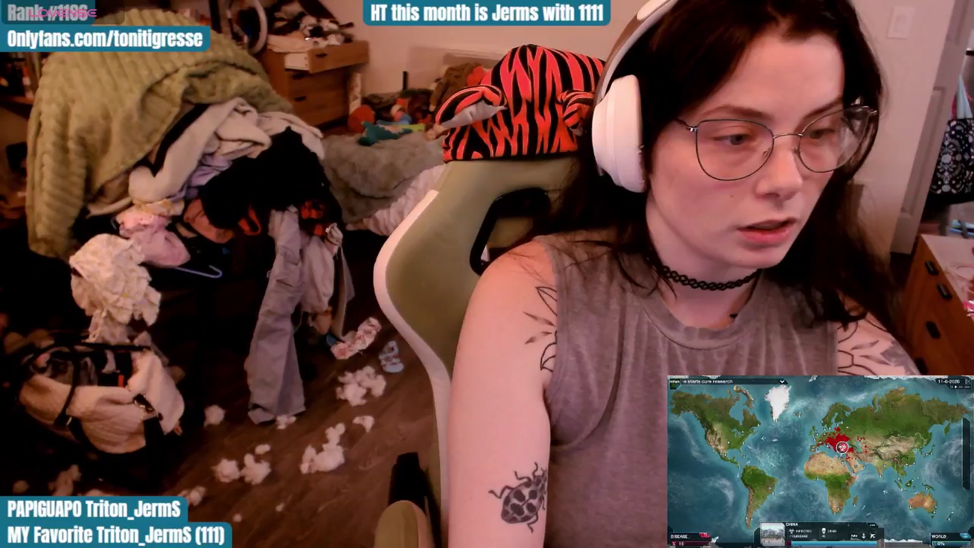Gallery image thumbnail from ToniTigresse's myfreecams stream on, 10/24/2025, 01:55 image 10 of 20
