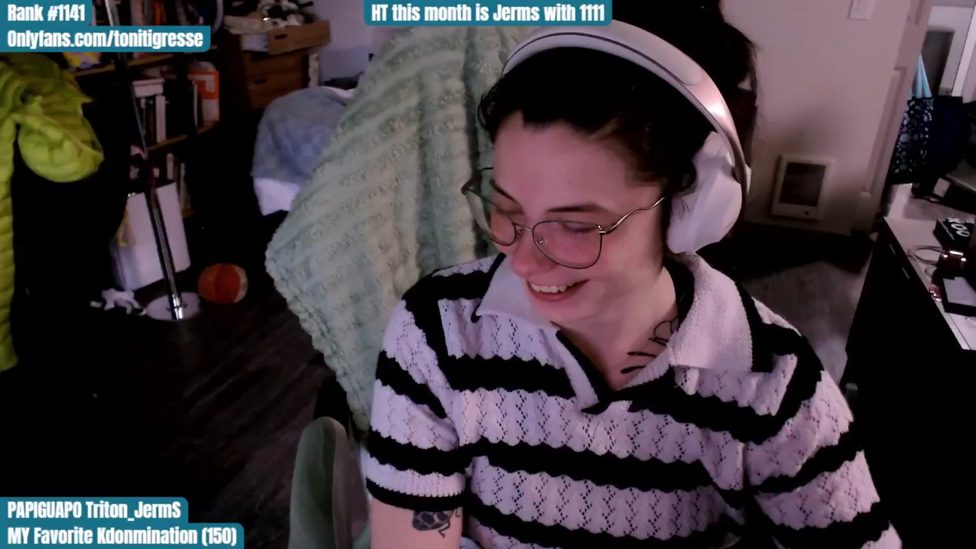 Gallery image thumbnail from ToniTigresse's myfreecams stream on, 10/30/2025, 24:02 image 1 of 20
