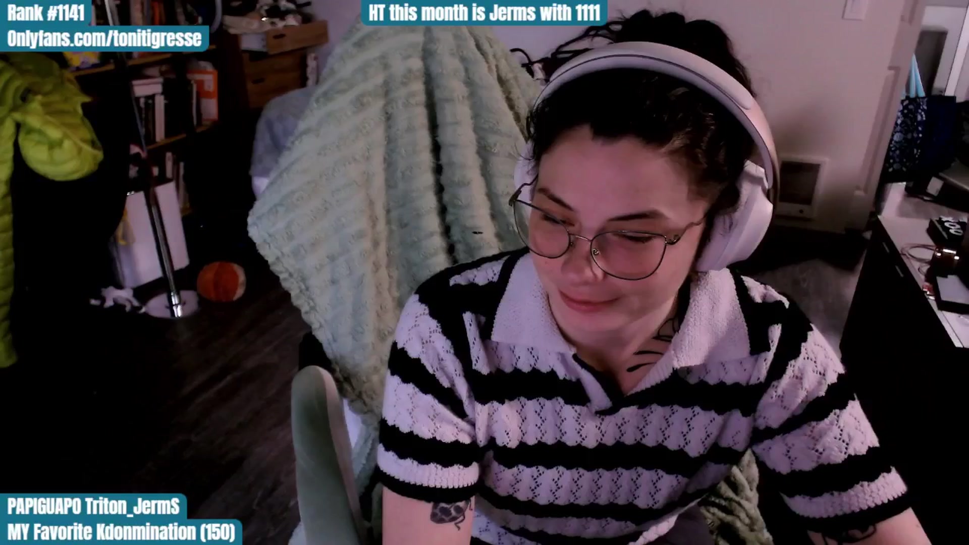 Gallery image thumbnail from ToniTigresse's myfreecams stream on, 10/30/2025, 24:02 image 2 of 20
