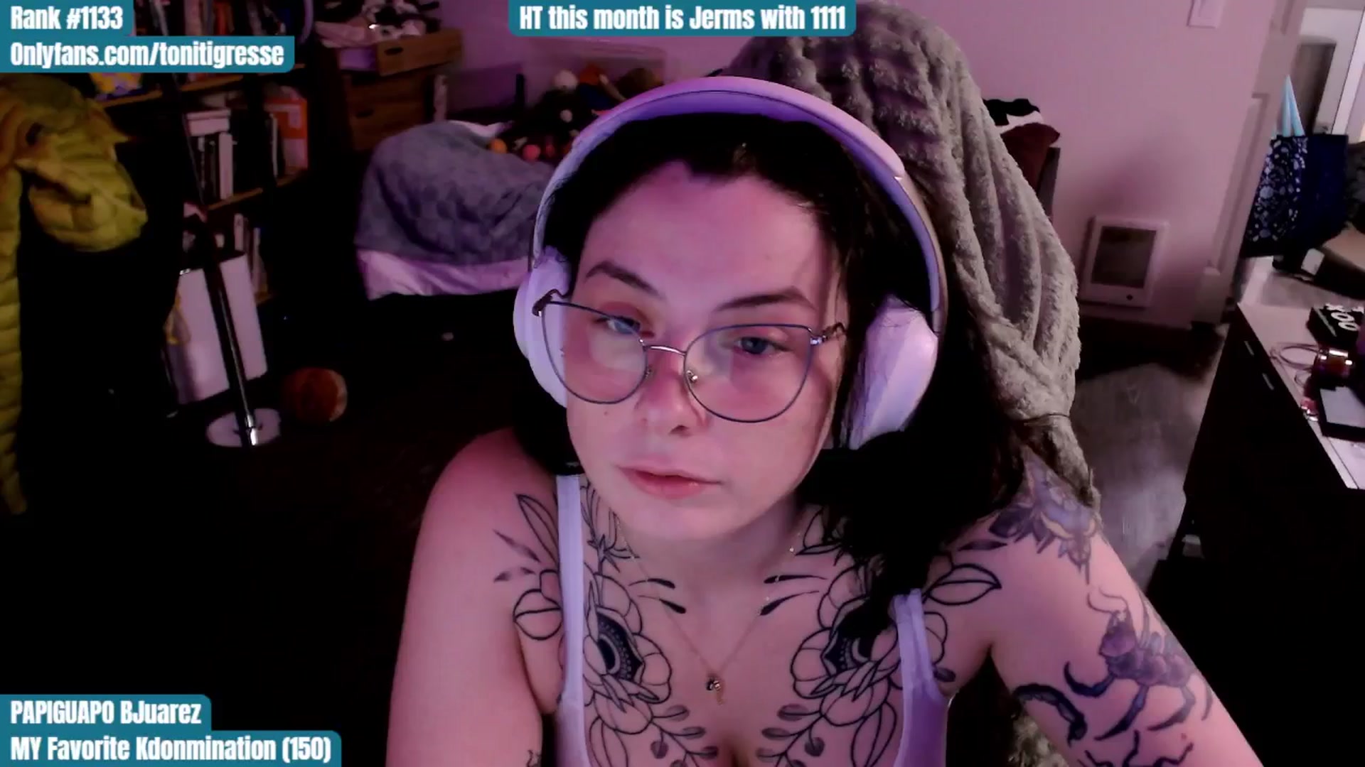 Gallery image thumbnail from ToniTigresse's myfreecams stream on, 10/30/2025, 24:02 image 13 of 20