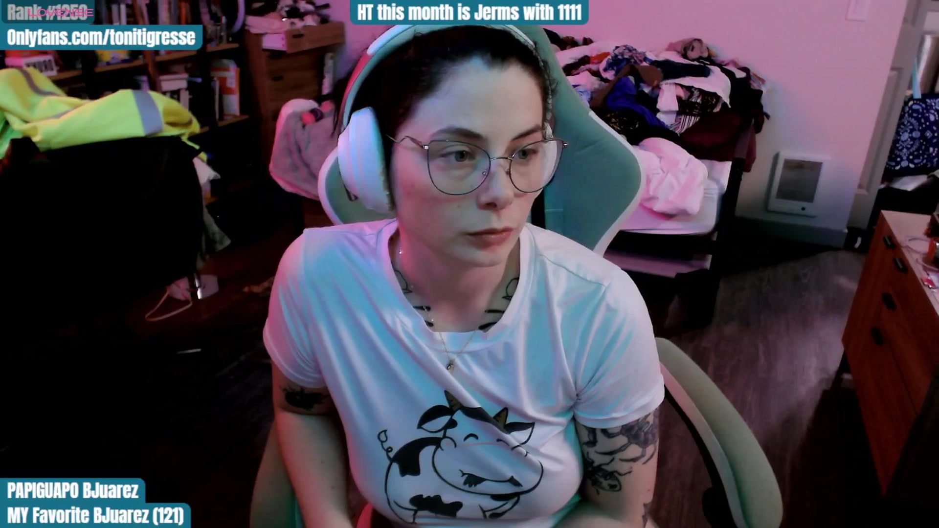 Gallery image thumbnail from ToniTigresse's myfreecams stream on, 11/02/2025, 02:55 image 11 of 20
