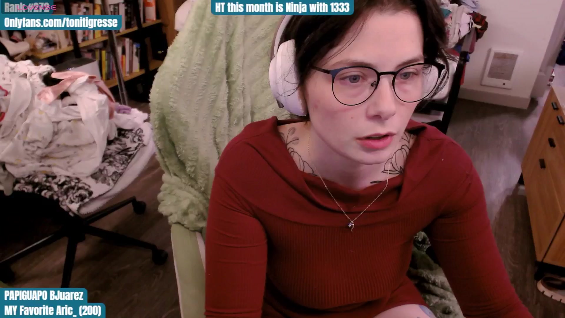 Gallery image thumbnail from ToniTigresse's myfreecams stream on, 11/05/2025, 03:38 image 19 of 20
