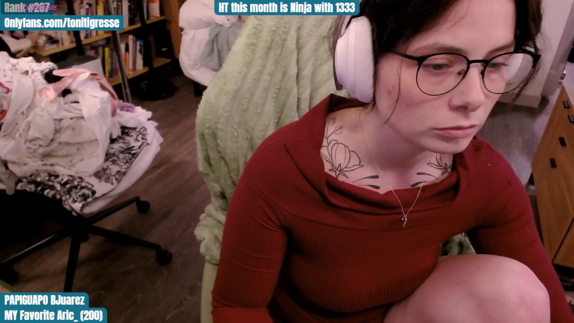Gallery image thumbnail from ToniTigresse's myfreecams stream on, 11/05/2025, 03:38 image 2 of 20