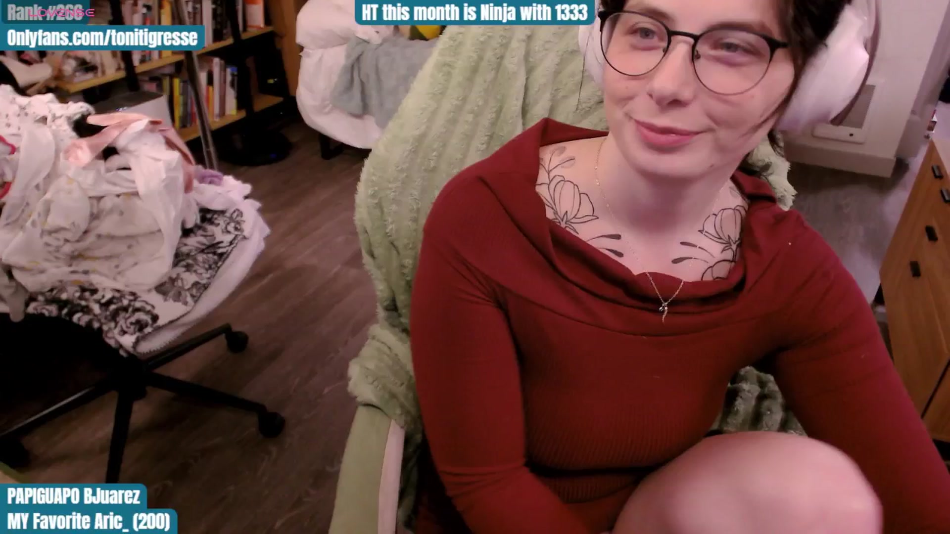 Gallery image thumbnail from ToniTigresse's myfreecams stream on, 11/05/2025, 03:38 image 1 of 20